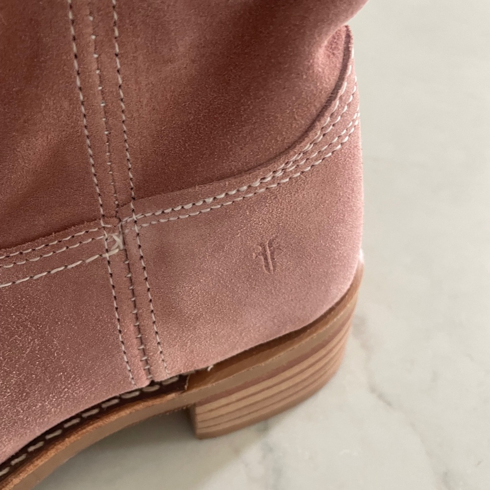 Frye Campus Boots Pink Size 8 - Picture 2 of 6